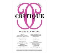 Critique 946 Exposer la nature Collectif (Auteur)