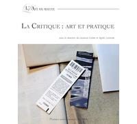 Critique art et pratique