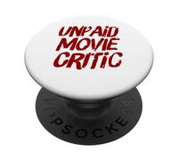 Critique de Film drôle Non payé pour Amateur de Films cinéma Humour PopSockets PopGrip Adhésif