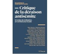 Critique de la déraison antisémite - Daniel Salvatore Schiffer - Intervalles - broché - Essai