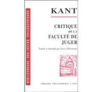 Critique de la faculté de juger Emmanuel Kant (Auteur), Alexis Philonenko (Traduction)