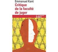 Emmanuel Kant – Critique de la faculté de juger – Gallimard – Livre