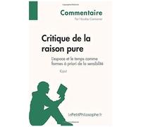 Critique De La Raison Pure De Kant - L'espace Et Le Temps Comme Formes À Priori De La Sensibilité (Commentaire): Comprendre La Philosophie Avec Le Petit Philosophe