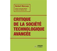 Critique de la société technologique avancée - Herbert Marcuse - Eterotopia - broché - Essai