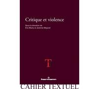Critique et violence - Eric Marty - Hermann - broché - Essai