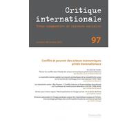Critique internationale 97 - Collectif - Presses De Sciences Po - broché - Revue