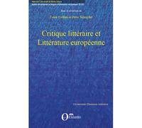 Critique littéraire et Littérature européenne - Peter Schnyder - Orizons - broché - Essai
