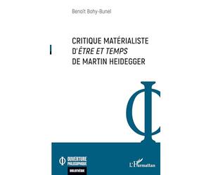 Critique matérialiste d’Être et temps de Martin Heidegger