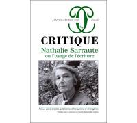 Critique, numéro 656-657 : Nathalie Sarraute ou l'Usage de l'écriture
