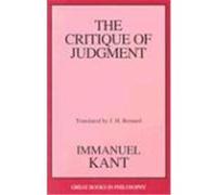 Critique of Judgement, Great Books in Philosophy Series Immanuel Kant (Auteur)