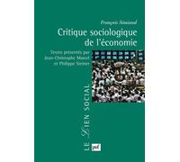 Critique sociologique de l'économie