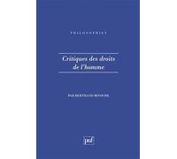 Critiques des Droits de l'Homme