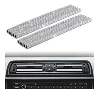 CRITIVE-SHOP Lot de 10 Moulures de Sortie D'aération de Voiture à Strass, Bande Décorative pour Climatiseur, Accessoires IntéRieurs de Voiture à Strass pour Femmes Et Filles