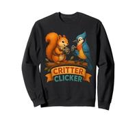 Critter Clicker Écureuil Oiseau Photographie Amusant Sweatshirt