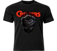 Critters Cult Sci-FI Comedy Horror Unisex T-Shirt Printed Tee Graphic Top Men Black XL