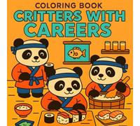 Critters with Careers: A Fun Animal Coloring Book of Adorable Animals Doing Human Jobs: Cute and Funny Coloring Pages of Pandas, Parrots, Sharks & ... Real-Life Careers - Perfect for Kids Ages 4-8