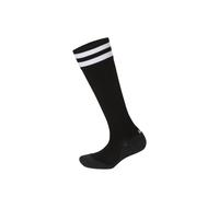 CRIVIT Chaussettes de foot enfant, avec bord-côte confort (noir, 27-30)