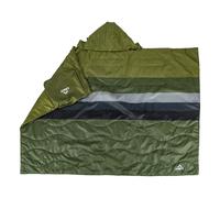 CRIVIT Couverture de camping 3 en 1, avec sac de rangement intégré. (Vert)