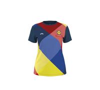CRIVIT T-shirt technique Lidl-Trek 2026 femme (jaune/rouge/navy, S(34/36))