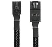 CRJ Câble d'extension d'éclairage 4 broches pour Corsair - 30,5 cm - Noir - Pour système d'éclairage Corsair iCUE RGB