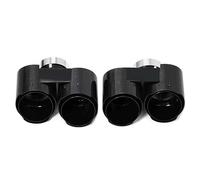 CRJIMX 1 Paire Pot D'échappement Pour B&MW Serie 3 G20 G21 330i 330d 330e 2019+ Gorge D'échappement Carbone Accessoires Auto(Carbone)