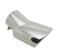 CRJIMX 1 Pièce Pour Mitsubishi Pour Eclipse Cross 2018-2023 Tuyau D'échappement En Acier Inoxydique Élément De Silencieux Embout Arrière(Argent,Tube unique)