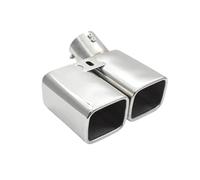 CRJIMX 1 Tuyau D'échappement En Acier Inoxydable Pour Toyota Pour Alphard Série 30 Système D'embout De Silencieux De Voiture Buse(Argent)