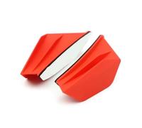CRJIMX 2 Pièces Ailerons Universels pour Moto Spoiler Aérodynamique Aile Dynamique avec Adhésif(Rouge)