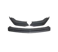 CRJIMX 3 Pièces pour pour Mustang S650 GT pour Ecoboost 2024 Extérieur Auto Pare-Chocs Avant Lip Splitter Kit Carrosserie(Aspect Carbone)