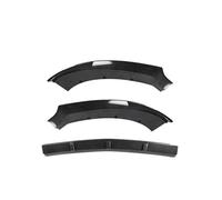 CRJIMX 3 Pièces Séparateur D'aileron De Pare-Chocs Avant De Voiture, Déflecteur, Garde pour pour Mustang 2015 2016 2017(Carbon Fiber Look)