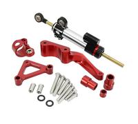 CRJIMX Accessoire Moto En Aluminium CNC Amortisseur De Direction Avec Kit Fixation Complet Pour Ducati Pour Monster 696 795 796 À Partir 2008(Model J)