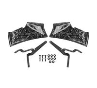 CRJIMX Accessoires De Moto Couvre-Ailerons Avant pour Yamaha MT-10 MT10 MT 10 2022 2023 2024 2025(Noir)