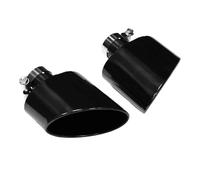 CRJIMX Accessoires En Acier Inoxydable Pour A4 A5 A6 A7 RS4 RS6 RS5 RS7 Silencieux D'échappement Ovale(NOIR)