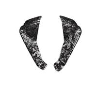 CRJIMX Accessoires Moto Becquet Avant Aileron de Vent Couverture pour Aprilia RS660 RS 660 2021-2024 Cône Aérodynamique Carénage Winglets(Forged Carbon Color)