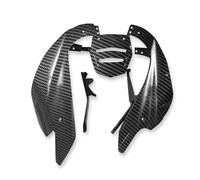 CRJIMX Accessoires Moto Spoiler De Carénage Moteur avec Kit De Fixation pour Yamaha FZ1S FZ1N FZ-1S FZ-1N FZ1 2006-2014(Carbon Fiber Look)