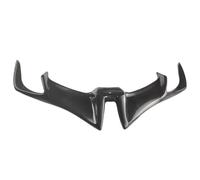 CRJIMX Accessoires Universels pour Moto Ailerons Carénage Avant Ailerons Aérodynamiques Aile Fixe Spoilers latéraux Spoiler d'aile Dynamique(Noir)