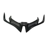 CRJIMX Accessoires Universels pour Moto Ailerons Carénage Avant Ailerons Aérodynamiques Aile Fixe Spoilers latéraux Spoiler d'aile Dynamique(Carbon Fibre)