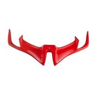 CRJIMX Accessoires Universels pour Moto Ailerons Carénage Avant Ailerons Aérodynamiques Aile Fixe Spoilers latéraux Spoiler d'aile Dynamique(Rouge)
