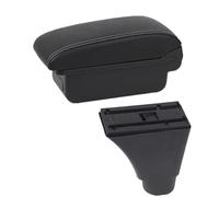 CRJIMX Accoudoir Auto Pour Daewoo Pour Kalos Pour Gentra Pour Revon R3 Console Centrale Boîte De Rangement Accessoires Auto(Ligne blanche A3 Pas d'USB)