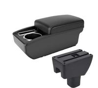 CRJIMX Accoudoir Central De Voiture Pour Toyota Pour Agya Pour Wigo Pièces De Modification Intérieure Rangement(Ligne noire A2 Pas d'USB)