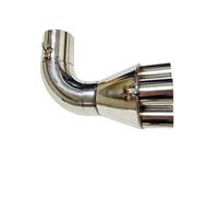 CRJIMX Adaptateur De Pot D'échappement En Acier Inoxydable Pour Moto Pour B&MW K75 K100 K100RS K1100 Accessoires De Collecteur 4 En 1(90 degrees)