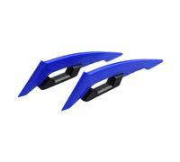 CRJIMX Ailerons Latéraux Moto Spoiler Aérodynamique Dynamique Ailerons Garniture Carrosserie Autocollant Carénage Déflecteurs d'air Accessoires Extérieurs(Bleu)