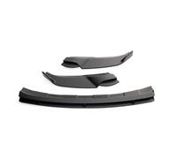 CRJIMX Auto Pare-Chocs Avant Lèvre Spoiler Diffuseur Splitters Tabliers Couverture Garde Garniture pour VW pour T-Roc TSI TDI 2017-2021(Matte Black)