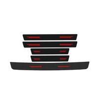 CRJIMX Autocollant De Protection Seuil Portière Cuir Bandes pour Mazda CX5 Coffre Pare-Chocs Anti-Rayures Décalcomanies(5 pièces)