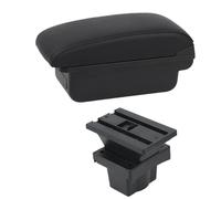CRJIMX Boîte À Accoudoir Centrale Pour S&koda Pour Octavia Pour S&koda Pour Yeti Mk2 2005-2012 Pièces De Rétrofit Auto Boîte De Rangement(Ligne noire B1)