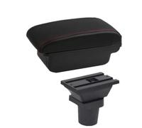CRJIMX Boîte D'accoudoir Central Pour Toyota Pour Yaris Pour Vitz 5 Portes Hayon 1998-2008 2009 2010 2011 Boîte D'accoudoir Auto(Ligne rouge A1 Pas d'USB)
