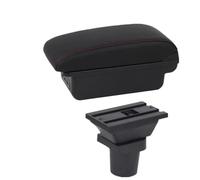 CRJIMX Boîte D'accoudoir Central Pour Toyota Pour Yaris Pour Vitz 5 Portes Hayon 1998-2008 2009 2010 2011 Boîte D'accoudoir Auto(B1 ligne rouge 3USB)