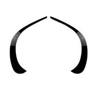 CRJIMX Bouche D'évacuation d'air Spoiler Pare-Chocs Avant Voiture ABS pour Mercedes pour Benz GLC X253 GLC260 GLC300 2020 Couverture Garniture(Noir Brillant)