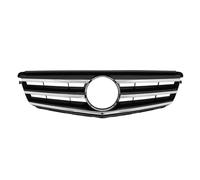 CRJIMX C350 Calandre De Pare-chocs Avant Style Sport Pour Mercedes Pour Benz Classe-C W204 C204 S204 2008-2014 C180 C200 C250 C300(Chrome Black)