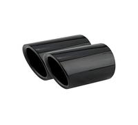 CRJIMX Cache-embout De Silencieux D'échappement Pour VW Pour Touran 5T1 Pour Tiguan MK2 Pour Golf MK7 Pour Polo 6R Pour Jetta MK6 Accessoires Auto(NOIR)